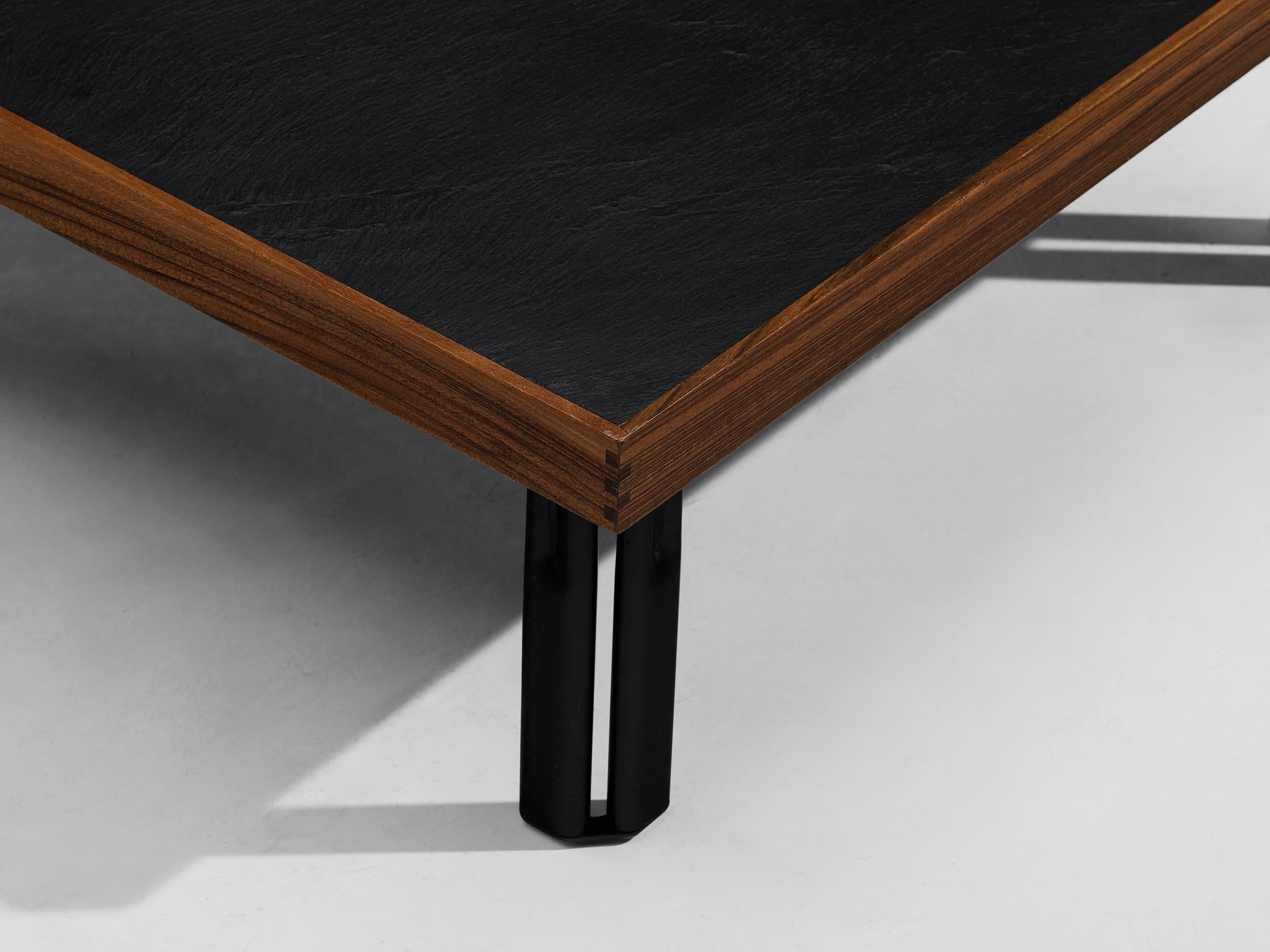 Piero De Martini for Cassina 'Naviglio' Coffee Tables in Walnut and Slate