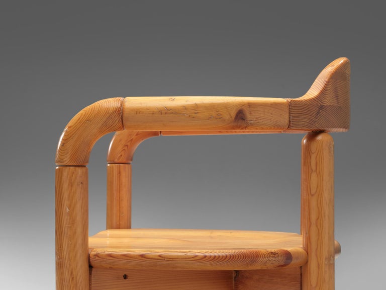 Rainer Daumiller Armchairs in Solid Pine