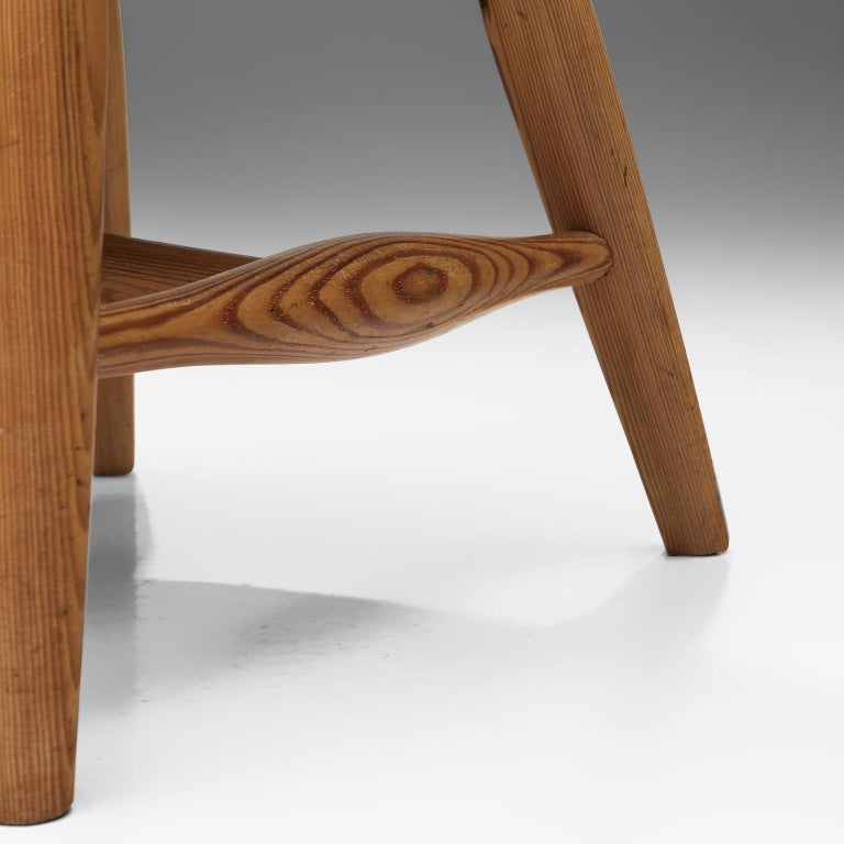 Eero Aarnio for Laukaan Puu Set of Six Dining Chairs in Solid Pine