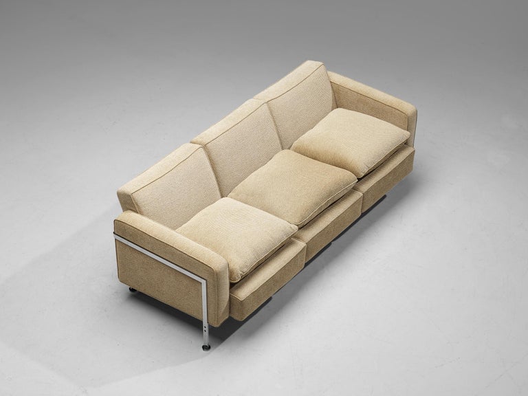 Robert Haussmann for De Sede Sofa in Beige Upholstery