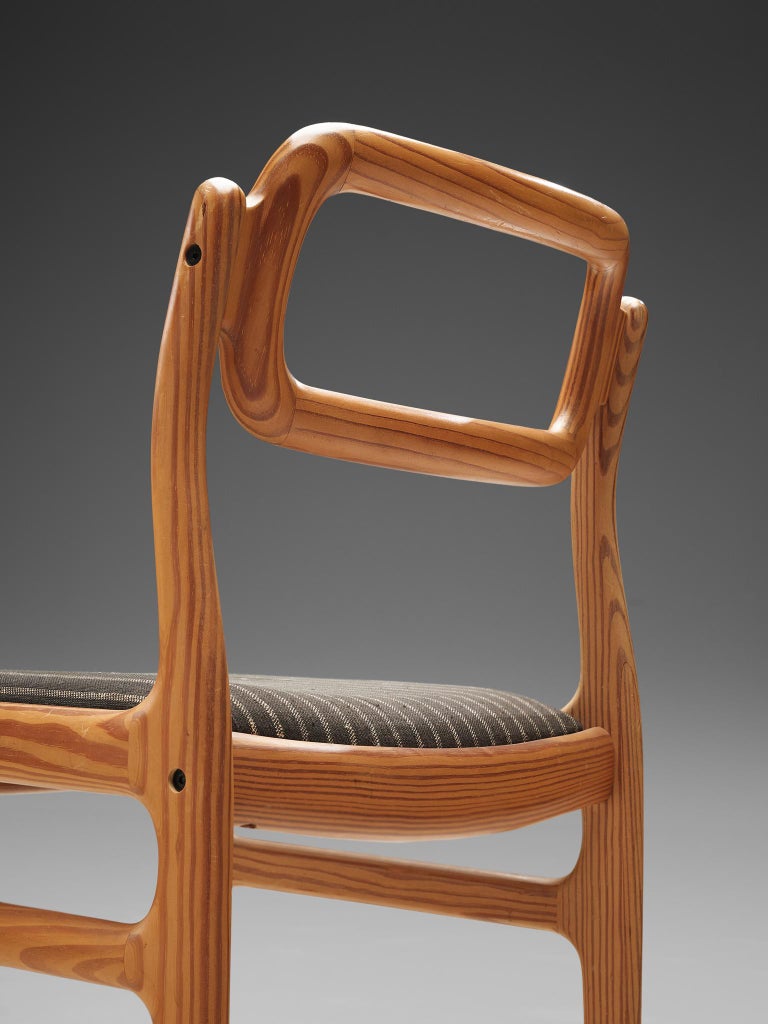 Johannes Andersen Set of Ten Dining Chairs in Pine