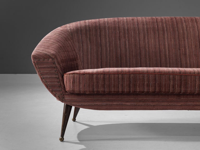 Folke Jansson 'Tellus' Sofa in Dusty Rose Upholstery