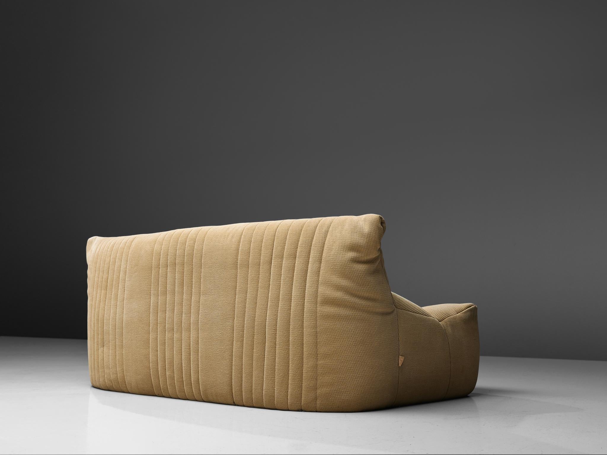 Michel Ducaroy for Ligne Roset Sofa in Beige Upholstery