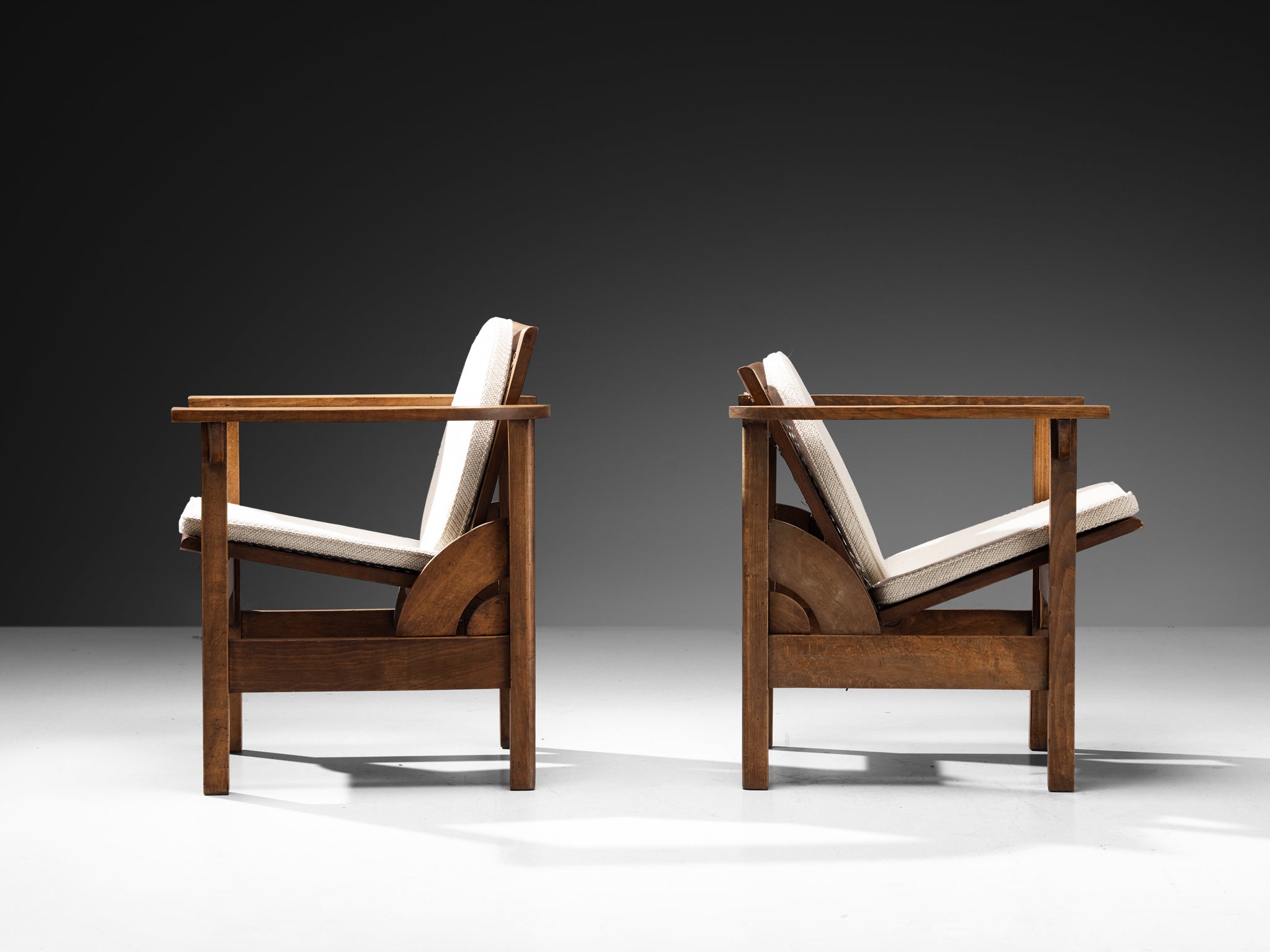 Pierre Dariel 'Hendaye' Armchair in Wood and Cane