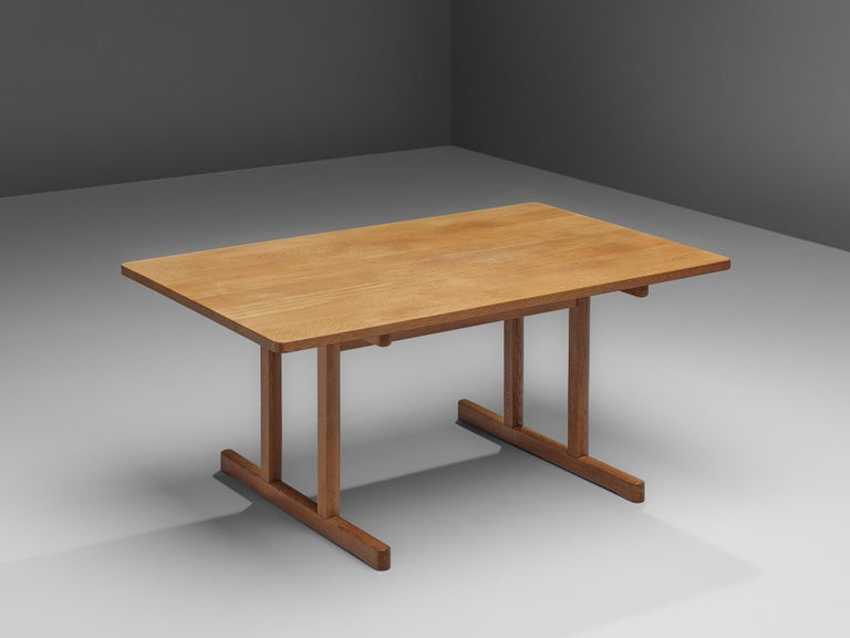 Børge Mogensen Dining or Writing Table in Solid Oak