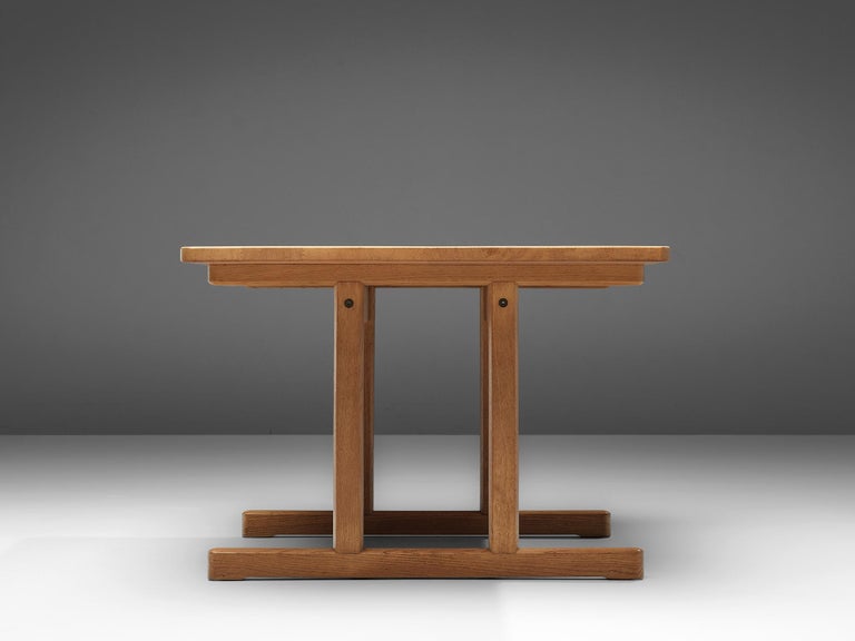 Børge Mogensen Dining or Writing Table in Solid Oak