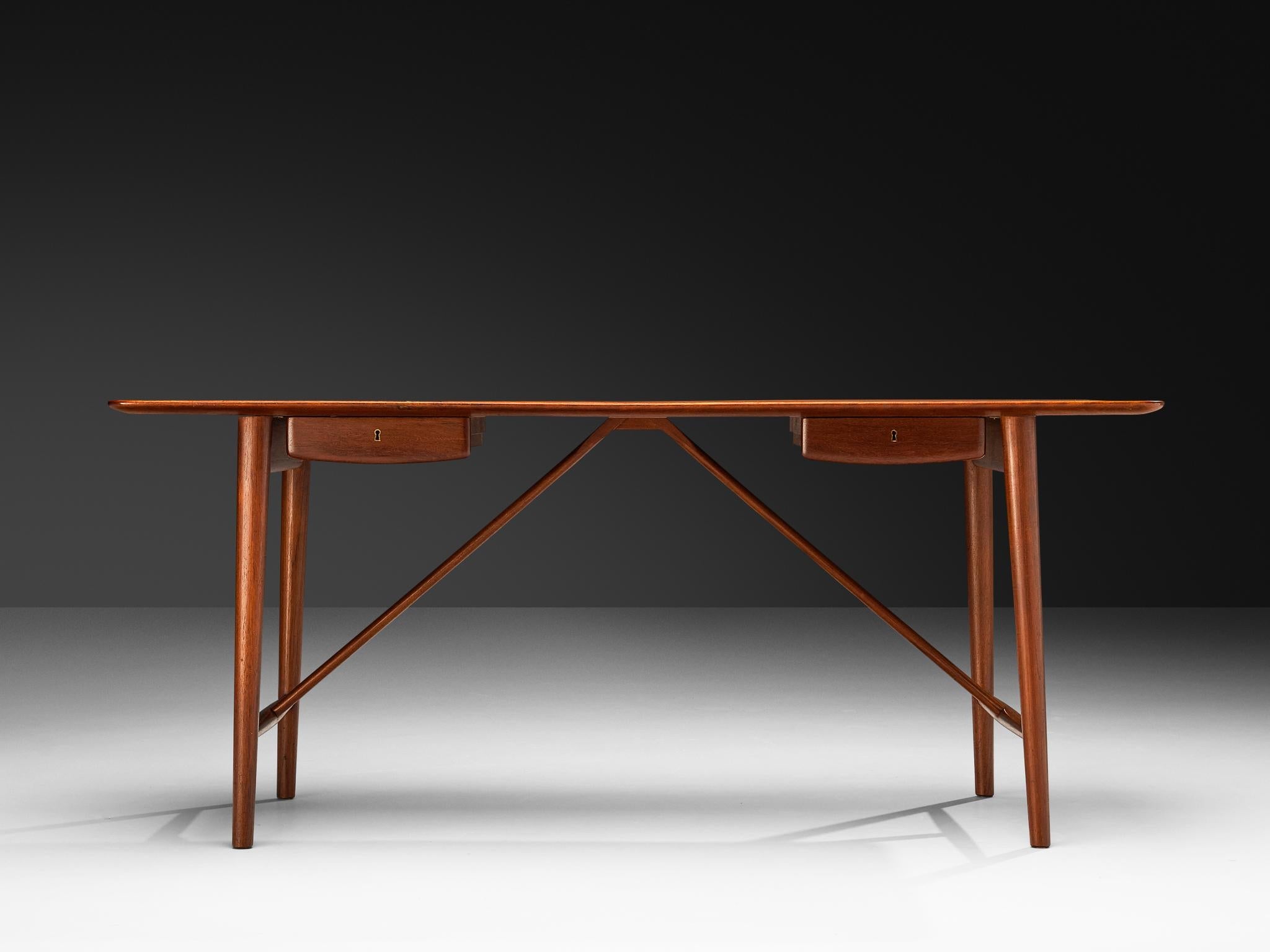 Peter Hvidt and Orla Mølgaard Nielsen Desk Model '310' in Solid Teak