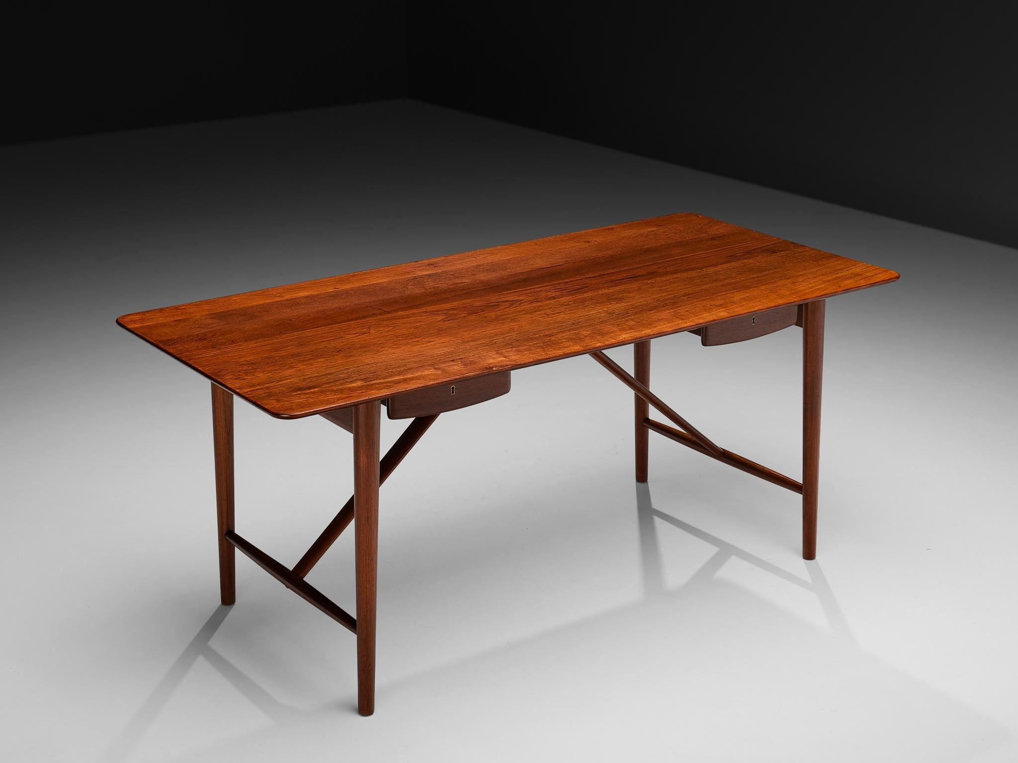 Peter Hvidt and Orla Mølgaard Nielsen Desk Model '310' in Solid Teak