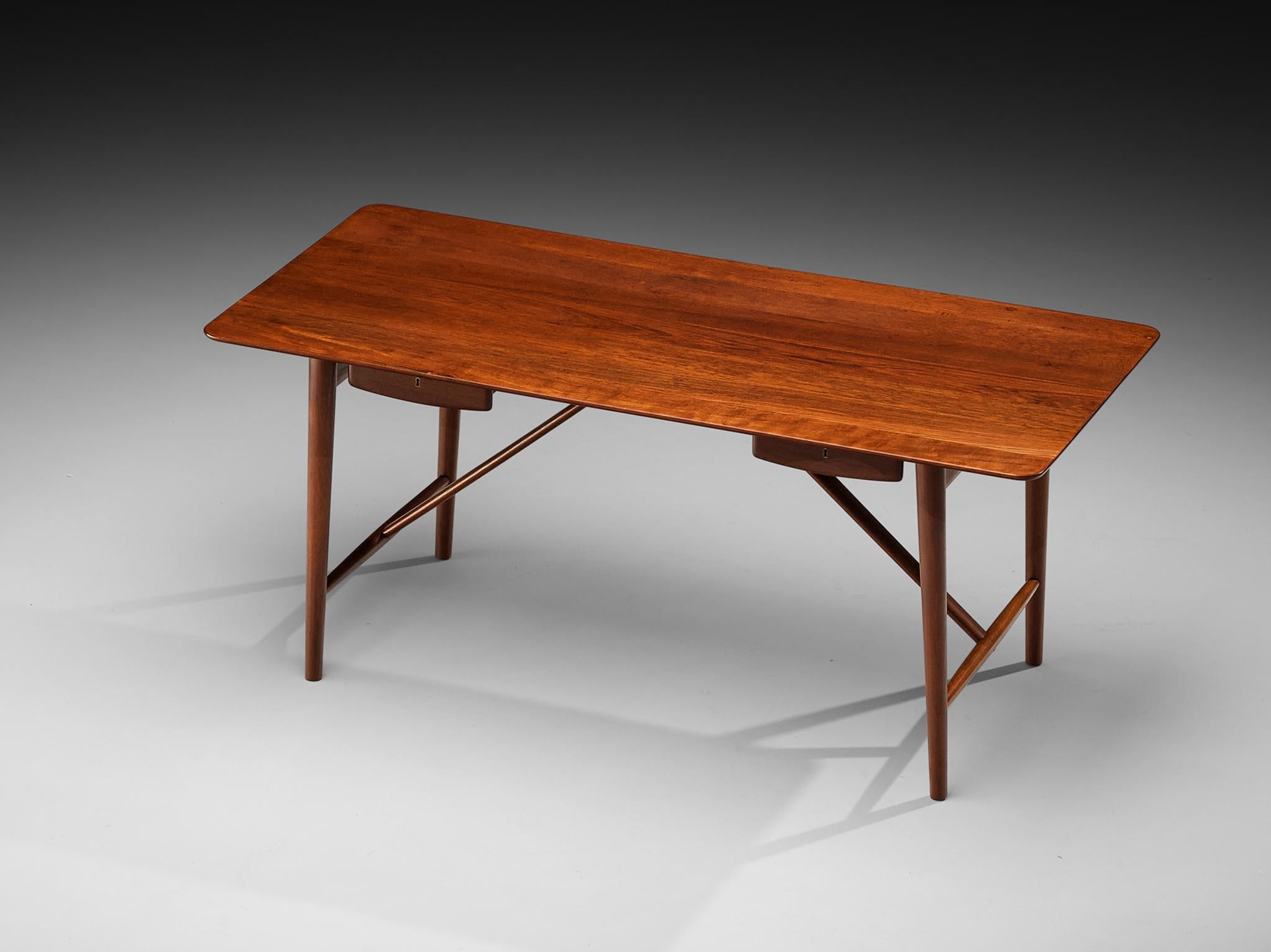 Peter Hvidt and Orla Mølgaard Nielsen Desk Model '310' in Solid Teak