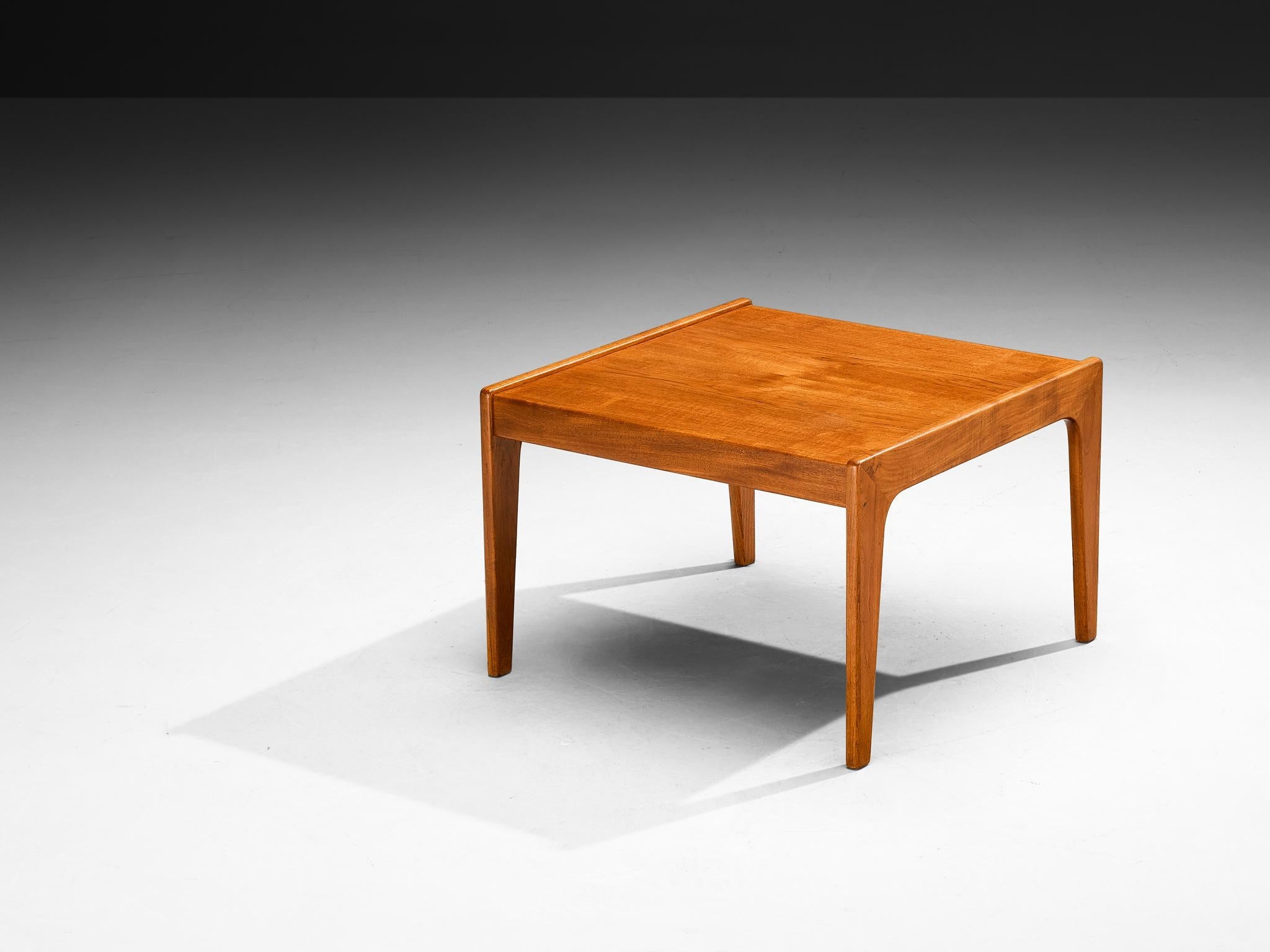 Danish Square Coffee Table in Teak