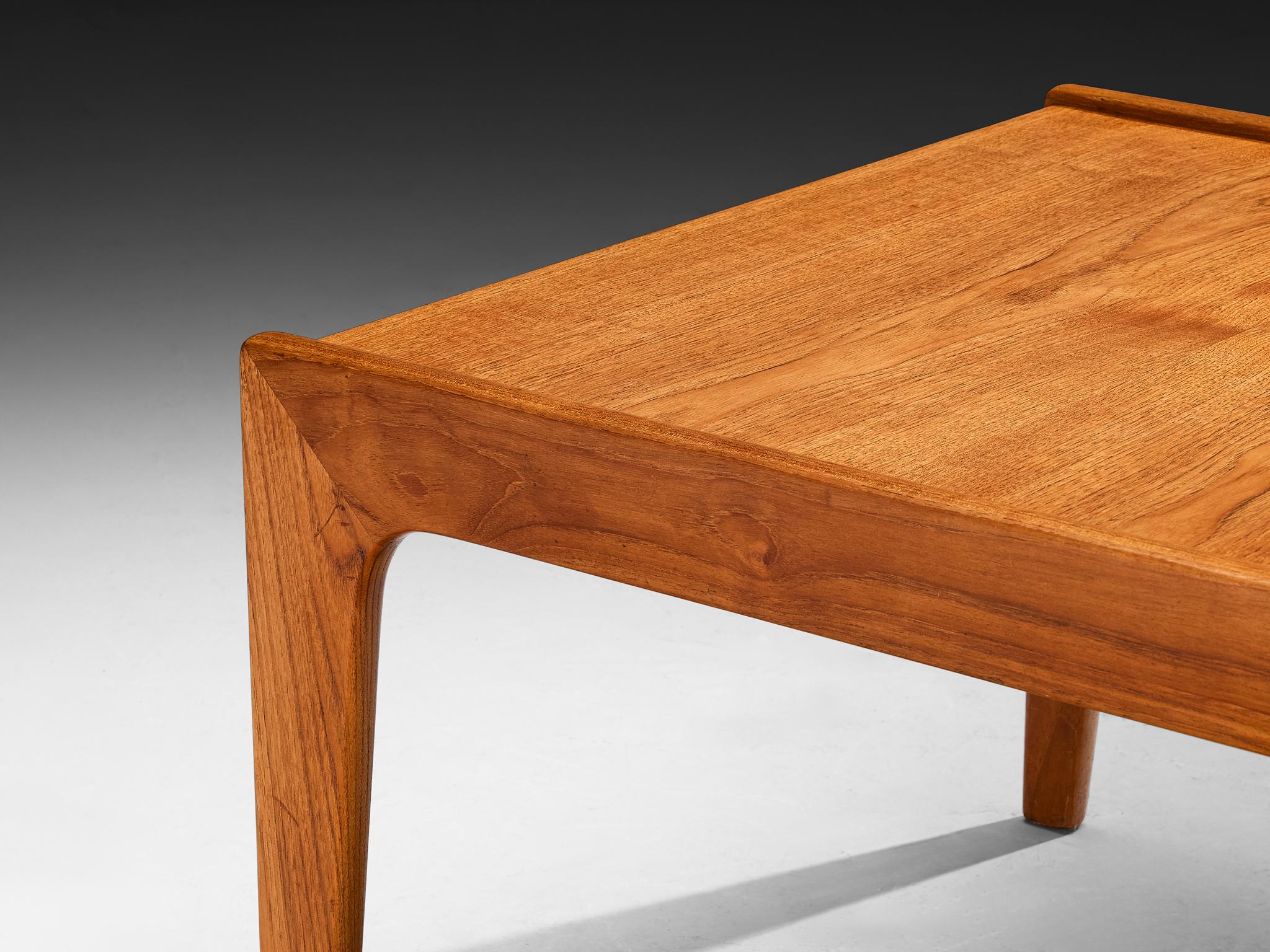 Danish Square Coffee Table in Teak