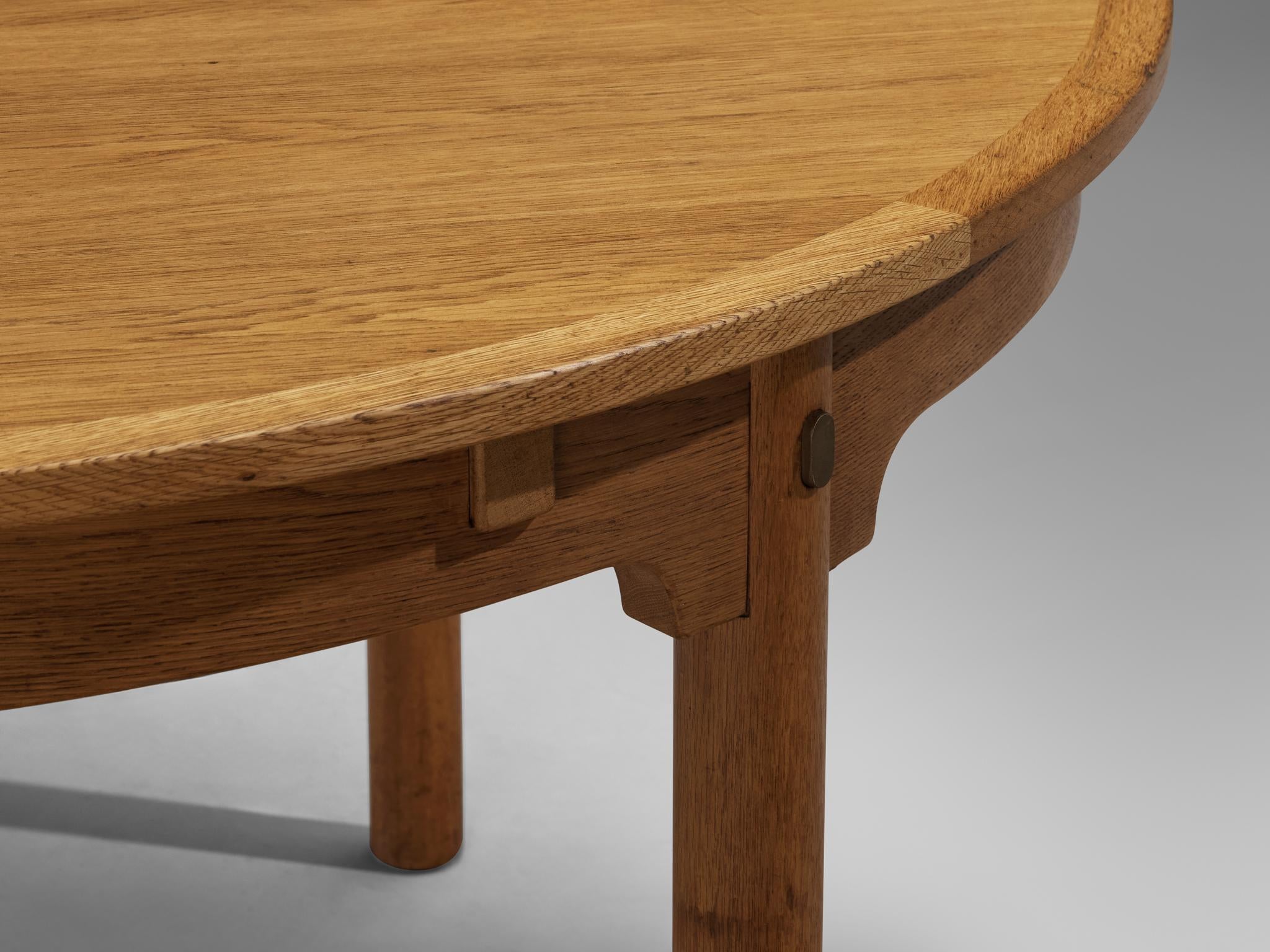 Børge Mogensen for Karl Andersson & Söner Round Dining Table in Solid Oak