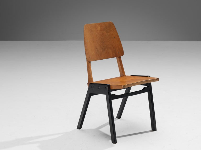 Roland Rainer Dining Chairs in Wood