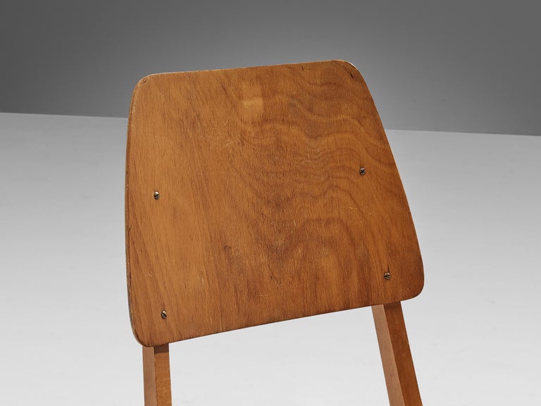 Roland Rainer Dining Chairs in Wood