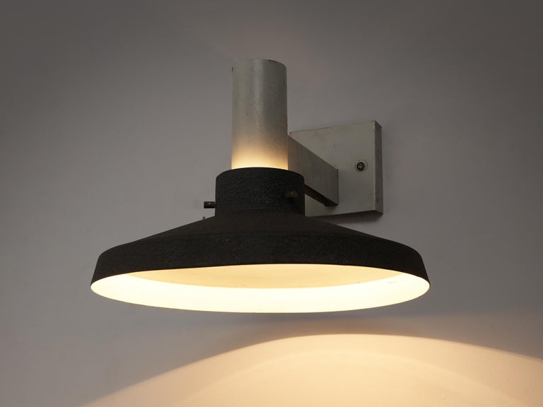 Dutch Wall Light with Textured Metal Shade