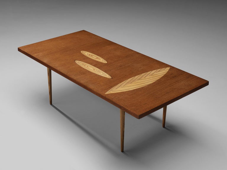 Tapio Wirkkala for Asko Coffee Table in Teak and Birch