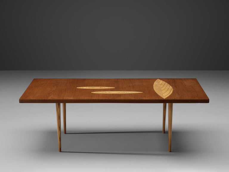 Tapio Wirkkala for Asko Coffee Table in Teak and Birch