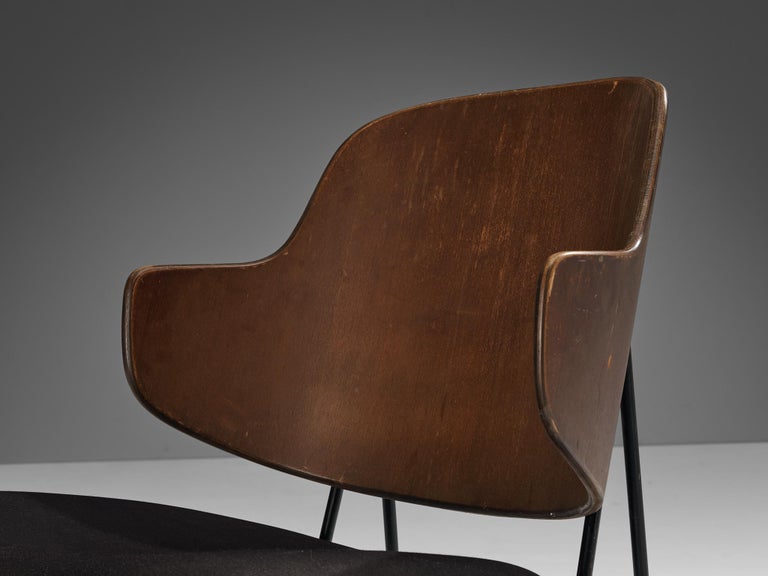 Ib Kofod-Larsen 'Penguin' Dining Chairs in Mahogany Plywood