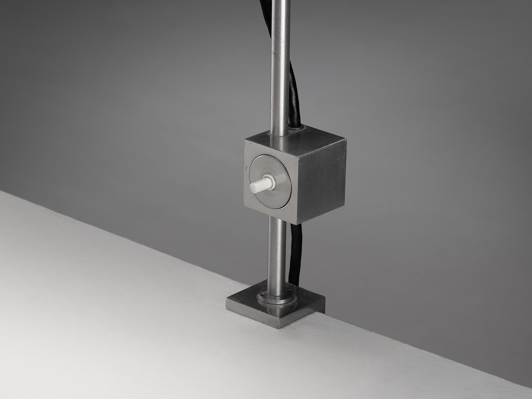 Peter Nelson for Architectural Lightning Minimalist Desk Lamp in Aluminum