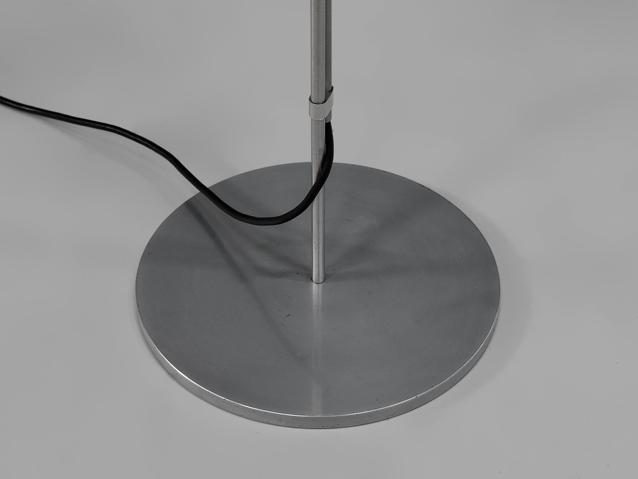 Peter Nelson for Architectural Lightning Minimalist Floor Lamp in Aluminum