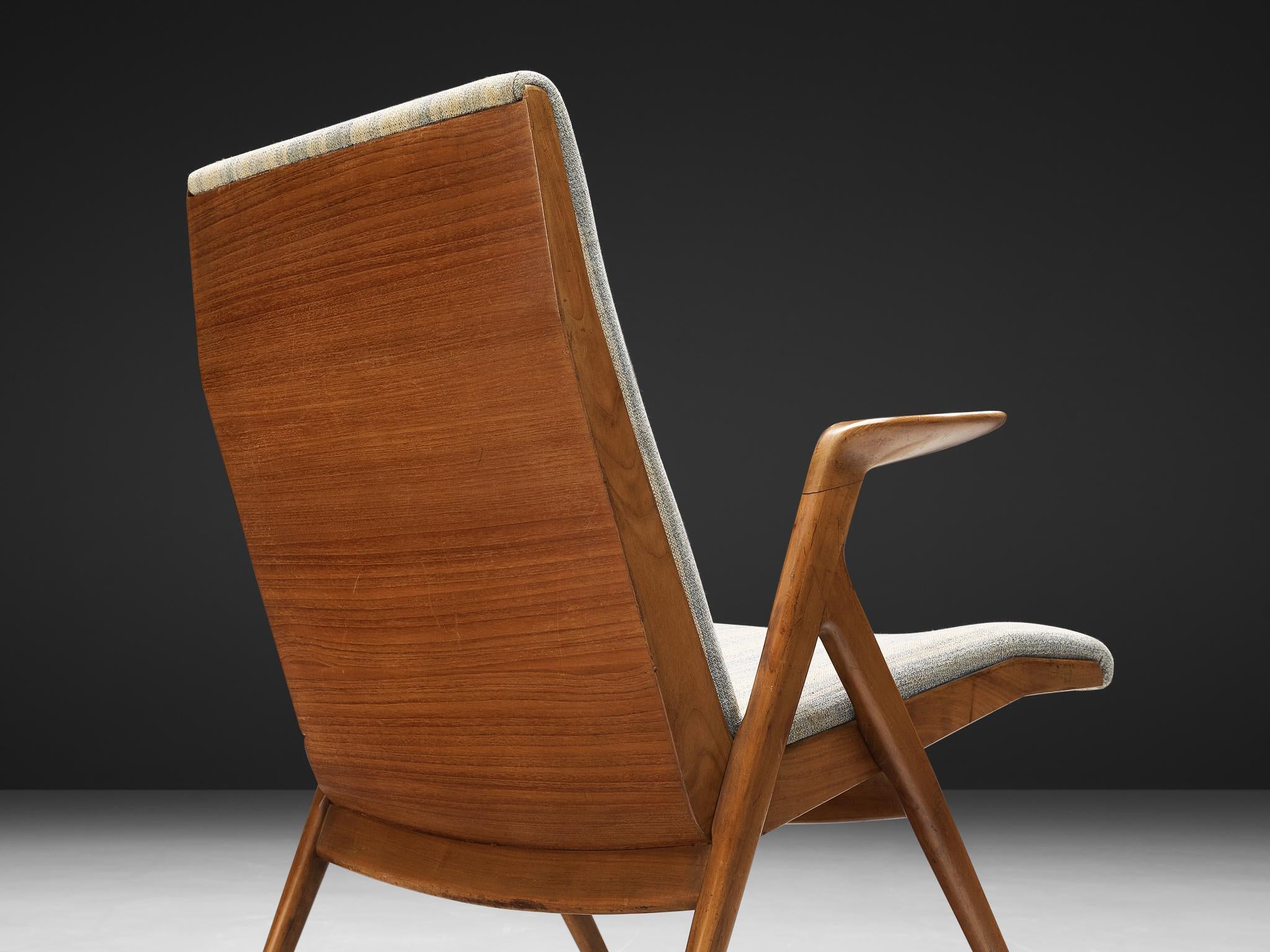 Pair of Taichiro Nakay Armchairs in Cherry Wood