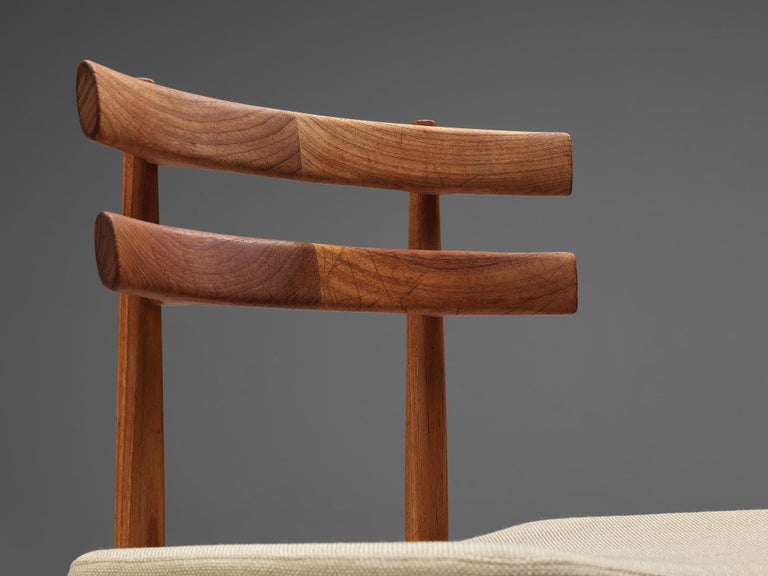 Poul Hundevad Pair of Dining Chairs in Teak