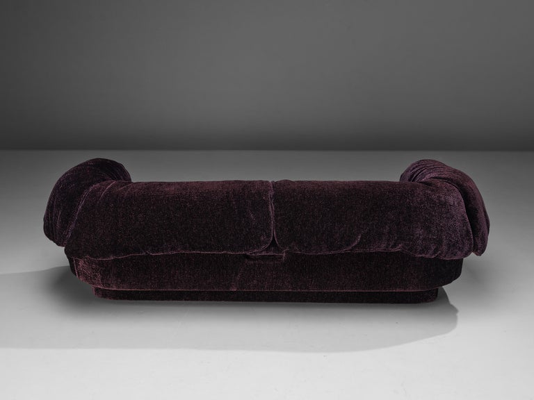 Howard Keith Grand Sofa in Soft Purple Upholstery