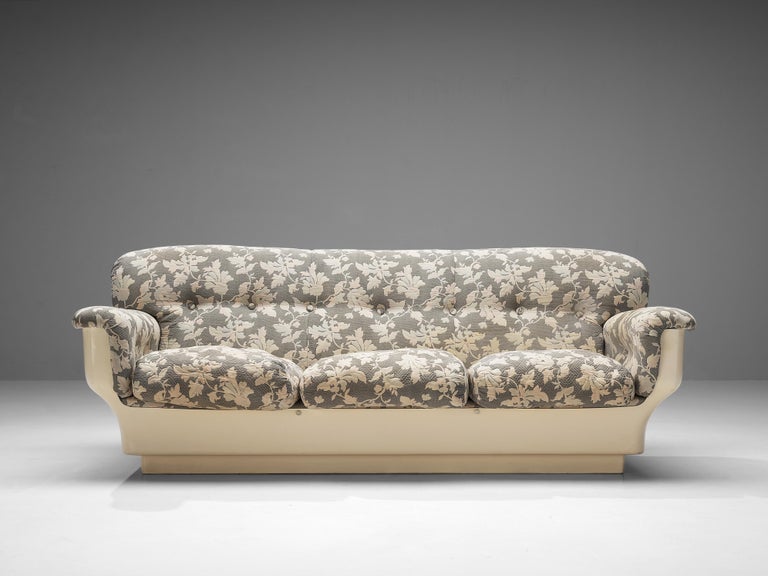 Studio Tecnico for Mobilquattro ‘Delta 699’ Sofa in Floral Upholstery