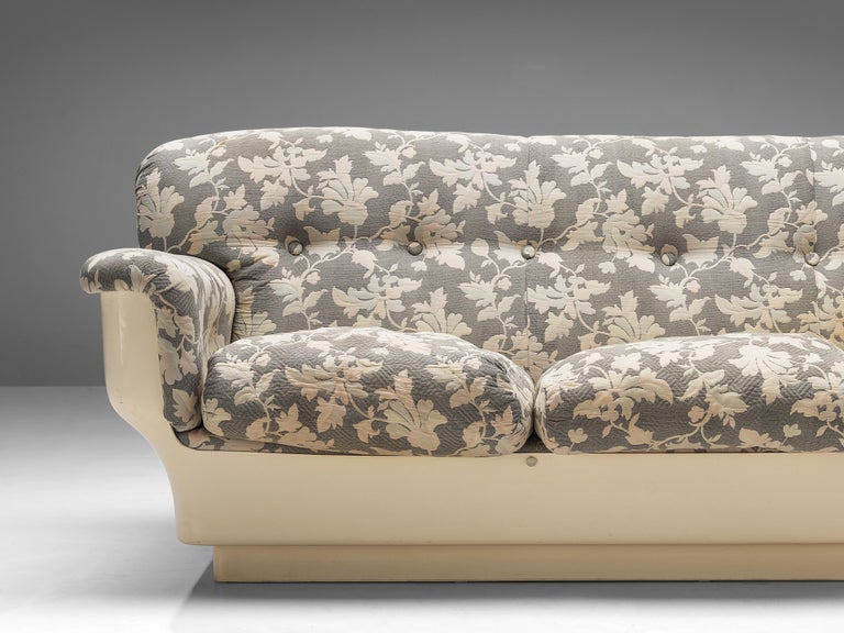 Studio Tecnico for Mobilquattro ‘Delta 699’ Sofa in Floral Upholstery