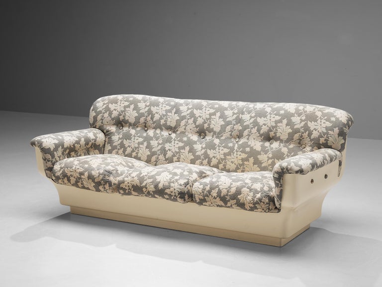 Studio Tecnico for Mobilquattro ‘Delta 699’ Sofa in Floral Upholstery