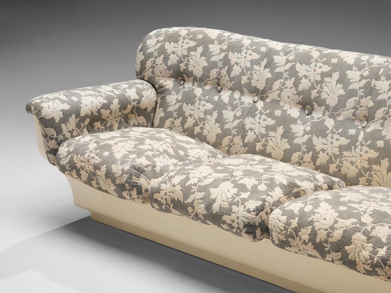 Studio Tecnico for Mobilquattro ‘Delta 699’ Sofa in Floral Upholstery