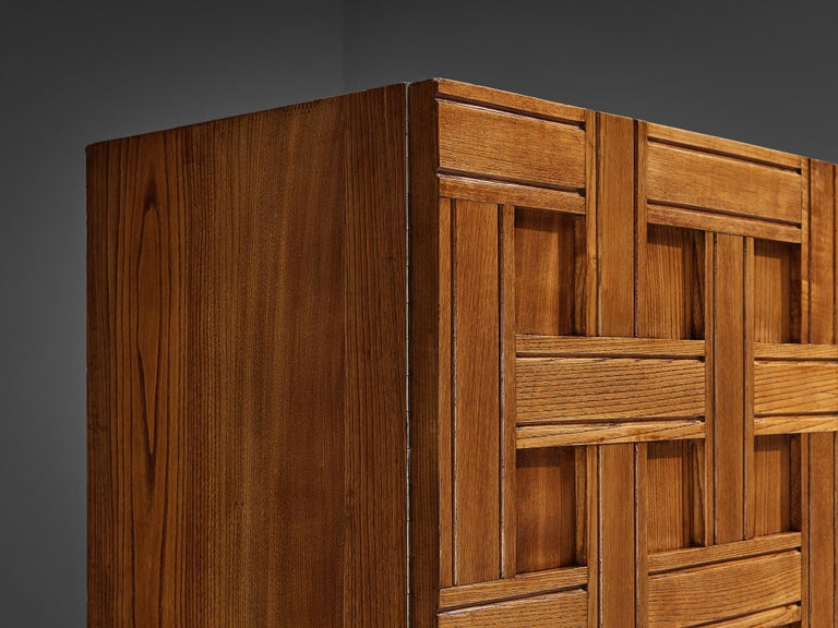 Paolo Buffa Large Highboard in Chestnut 1940s