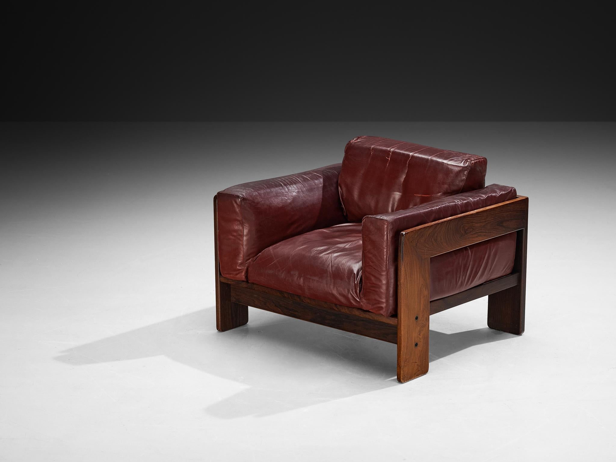 Afra & Tobia Scarpa for Simon Gavina 'Bastiano' Lounge Chair in Walnut