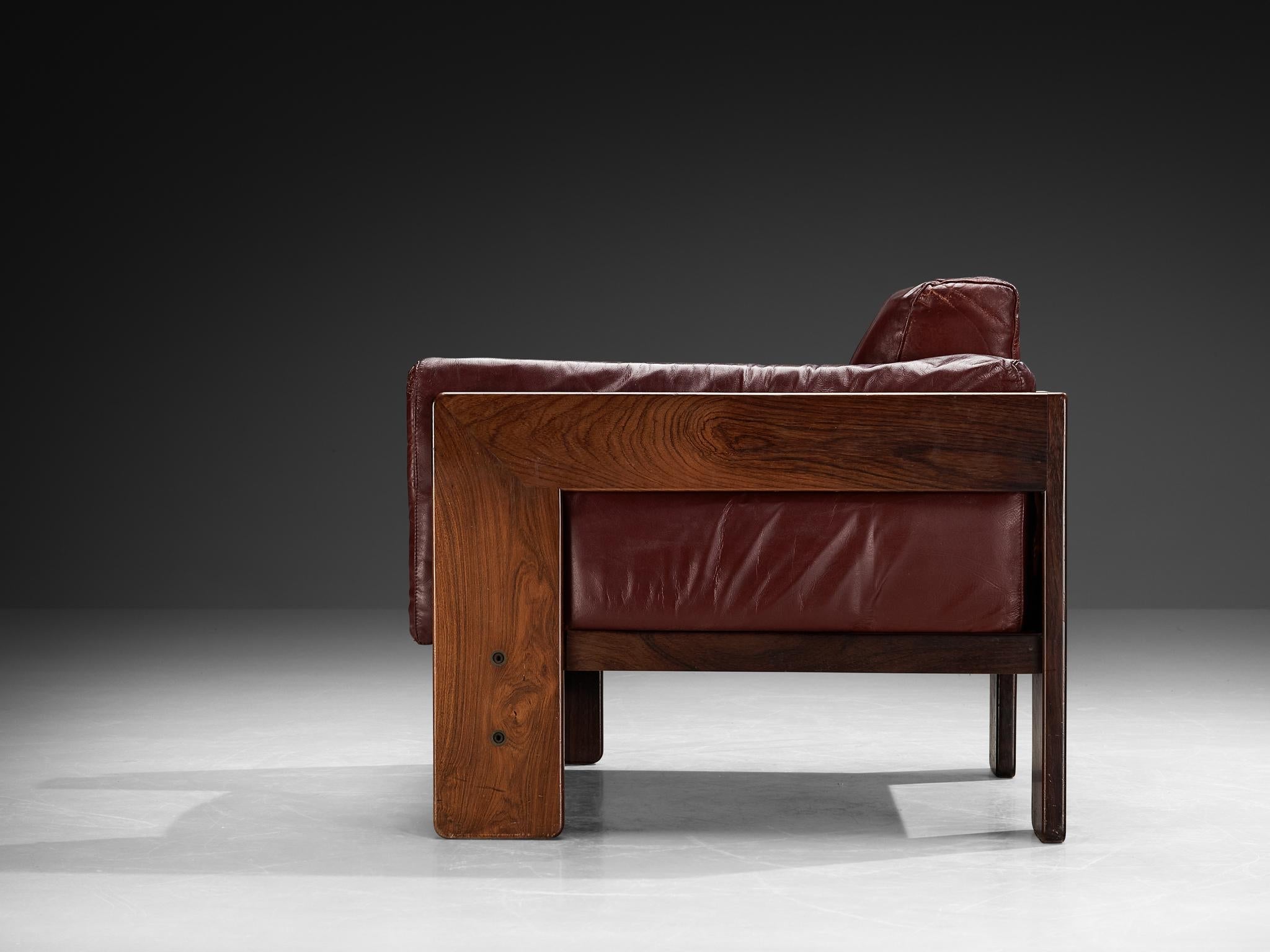 Afra & Tobia Scarpa for Simon Gavina 'Bastiano' Lounge Chair in Walnut