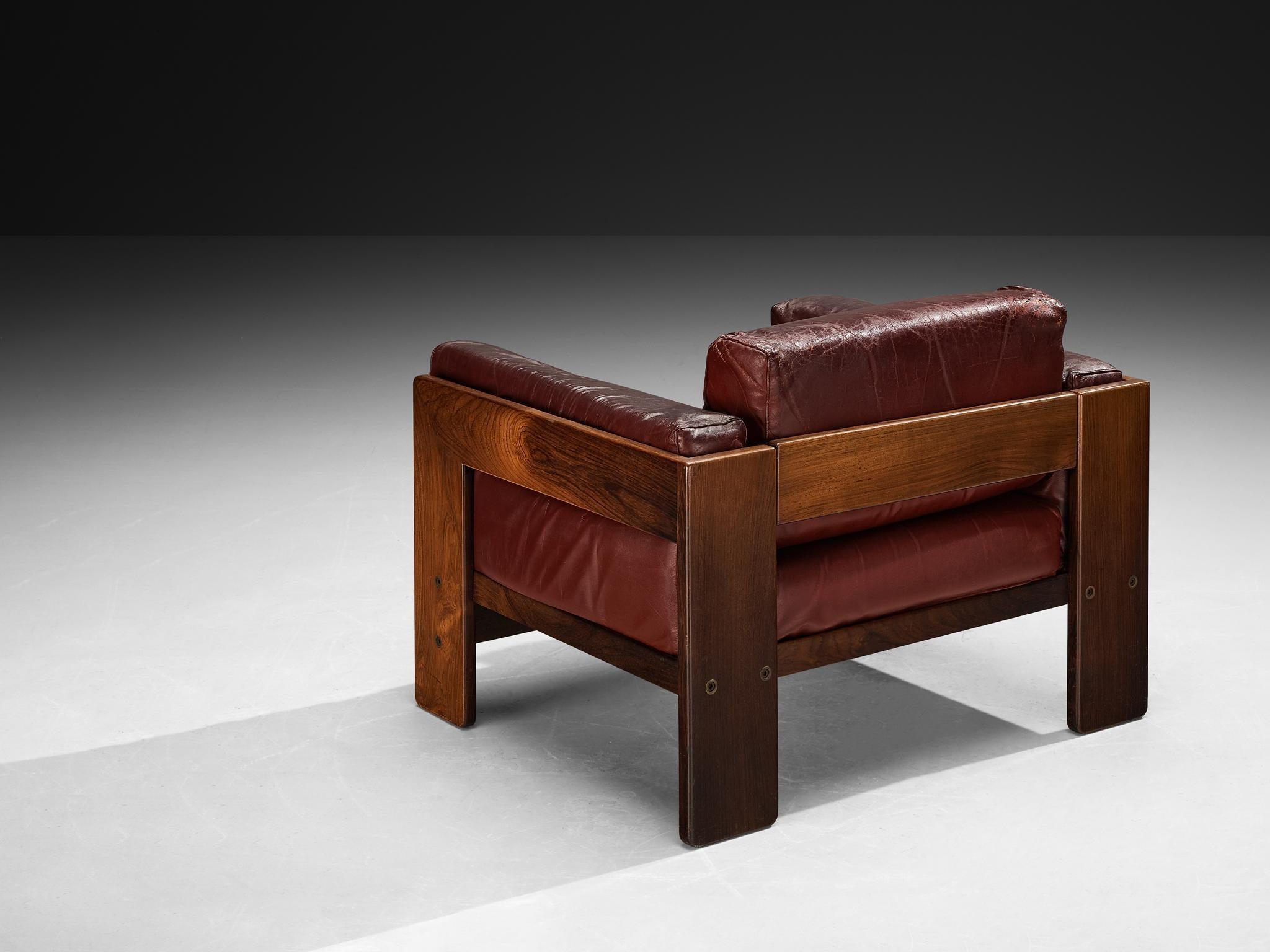 Afra & Tobia Scarpa for Simon Gavina 'Bastiano' Lounge Chair in Walnut