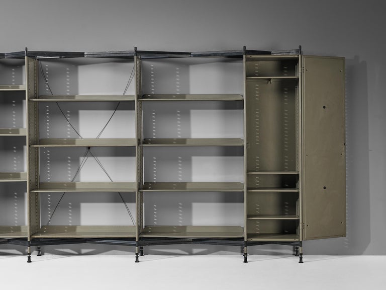 Studio BBPR for Olivetti 'Spazio' Large Shelving System in Steel 7M