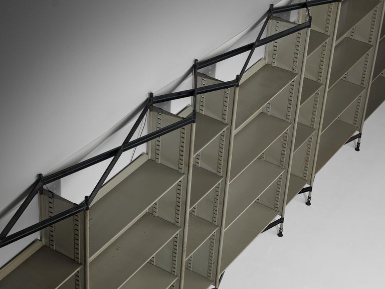 Studio BBPR for Olivetti 'Spazio' Large Shelving System in Steel 7M