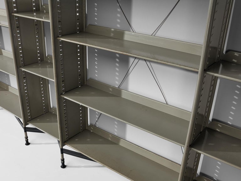 Studio BBPR for Olivetti 'Spazio' Large Shelving System in Steel 7M