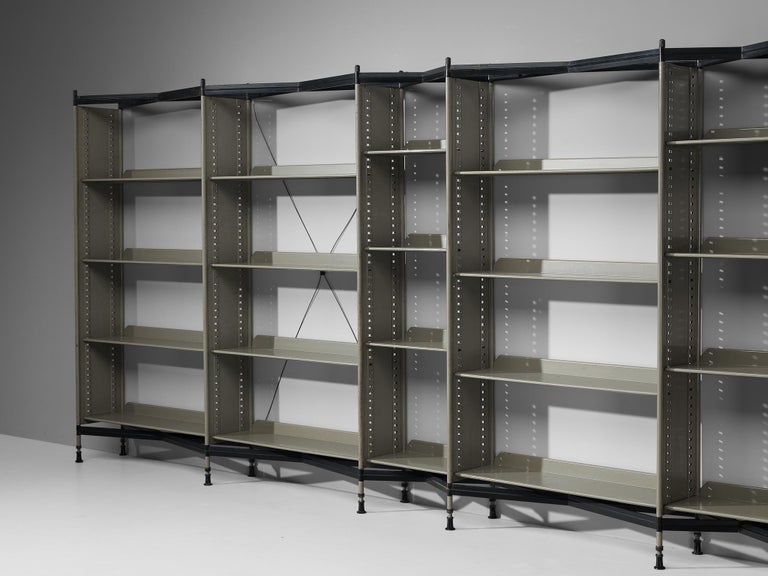 Studio BBPR for Olivetti 'Spazio' Large Shelving System in Steel 7M