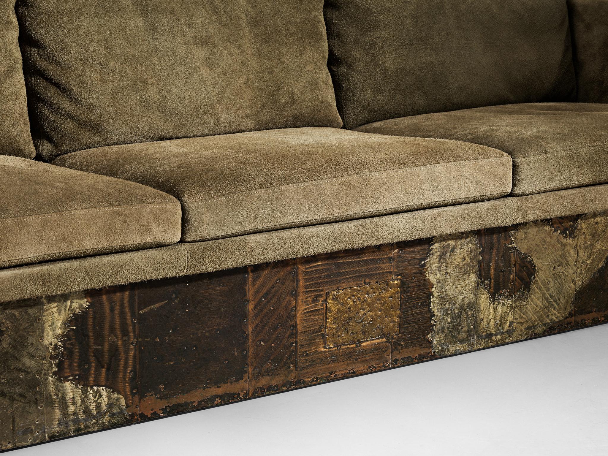 Paul Evans for Paul Evans Studio Custom-Made ‘Patchwork’ Sofa