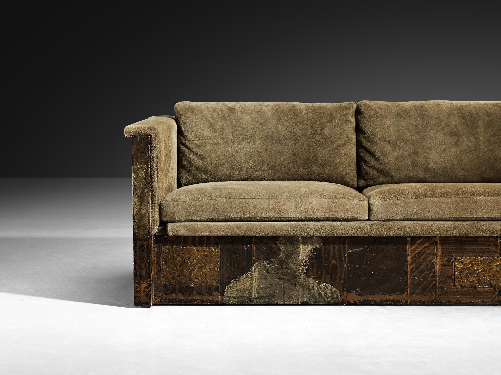 Paul Evans for Paul Evans Studio Custom-Made ‘Patchwork’ Sofa