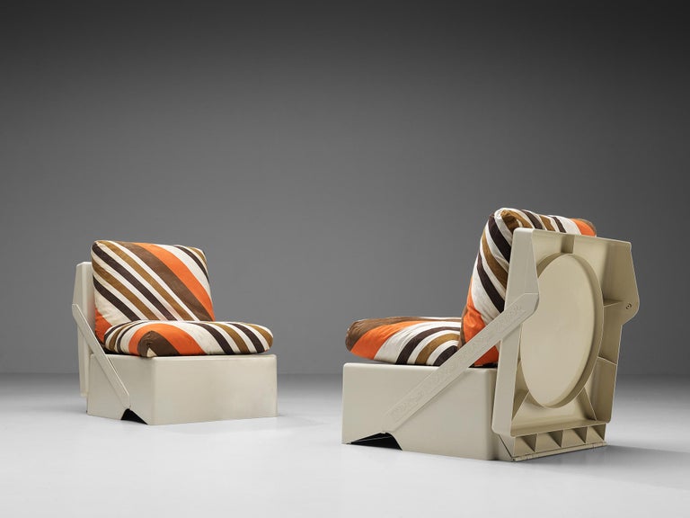 Aldo Barberi for Rossi di Albizzate ‘Break’ Portable Folding Lounge Chairs