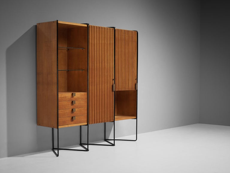 Taichiro Nakay for La Permanente Mobili Wall Cabinet in Cherry