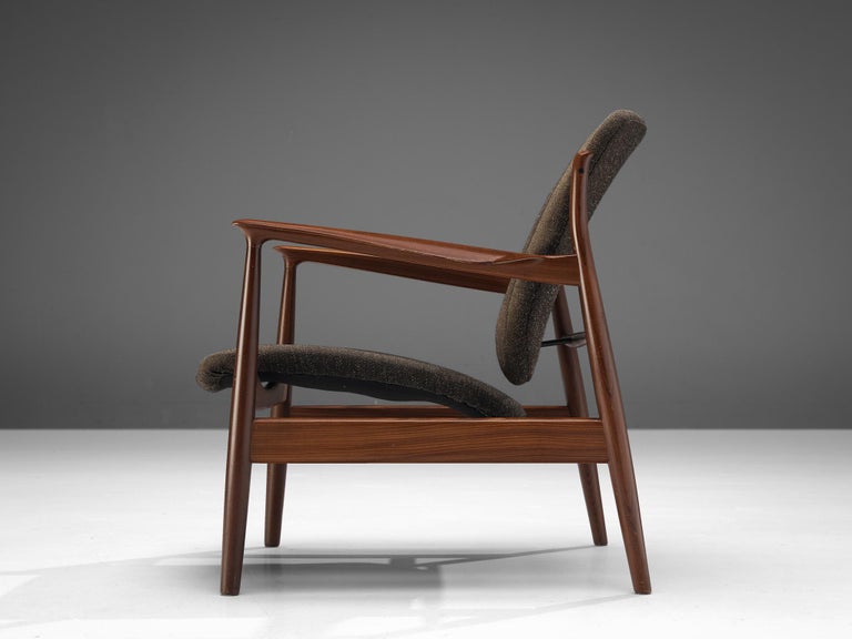 Early Model Finn Juhl for France & Søn Lounge Chair in Teak