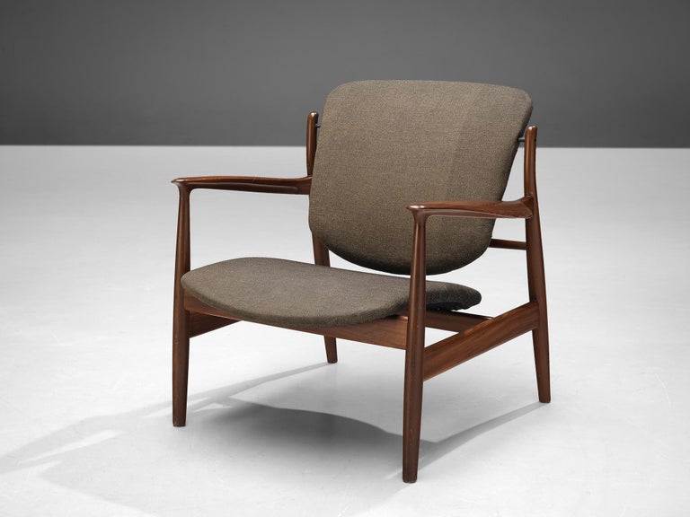 Early Model Finn Juhl for France & Søn Lounge Chair in Teak