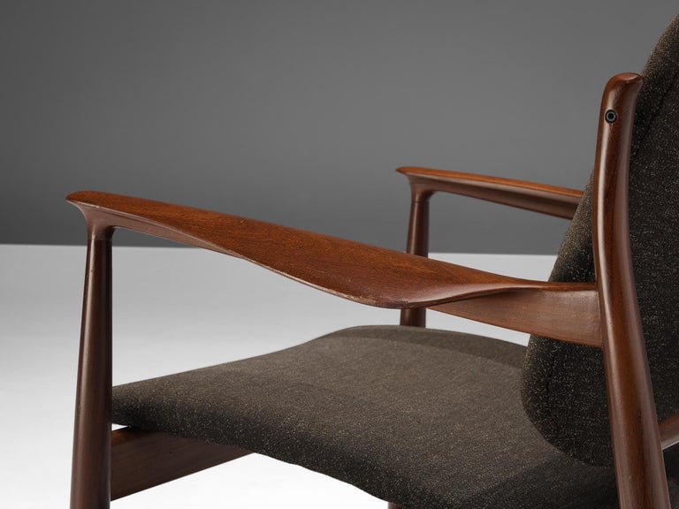 Early Model Finn Juhl for France & Søn Lounge Chair in Teak