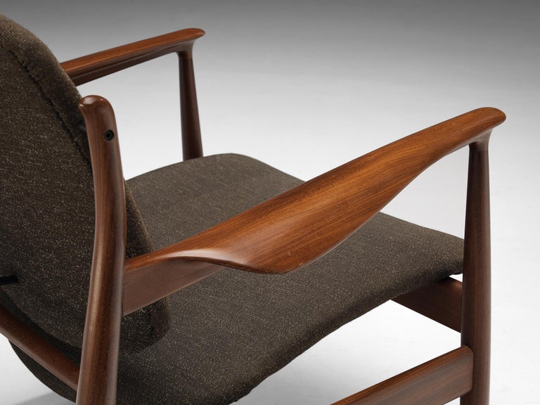 Early Model Finn Juhl for France & Søn Lounge Chair in Teak