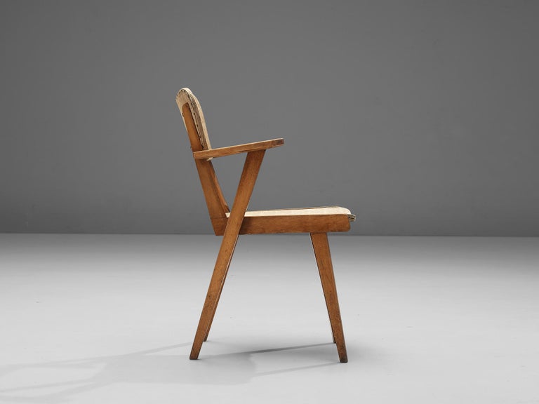 French Chair in Reed Vinyl and Wood