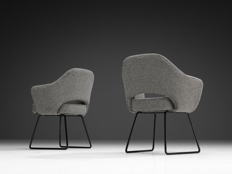 Eero Saarinen for Knoll Pair of ‘Conference’ Armchairs of UNESCO Paris