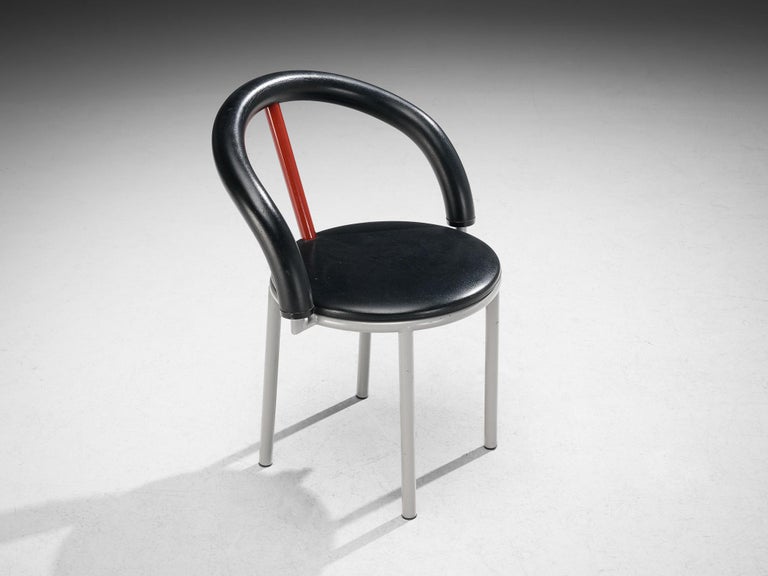 Anna Anselmi for Bieffeplast Set of Six of 'Alpha' Dining Chairs